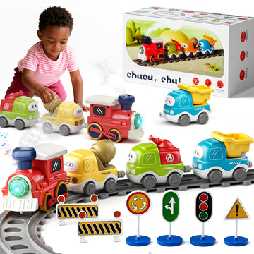 Dimoarch Electric Train Set for Toddlers & Kids