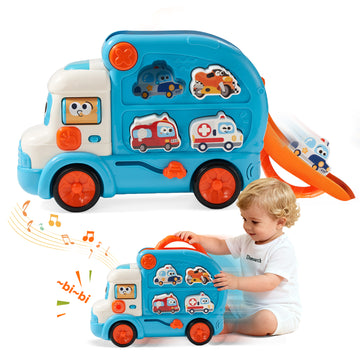 Dimoarch Puzzle Truck Toys for Kids Ages 2-5