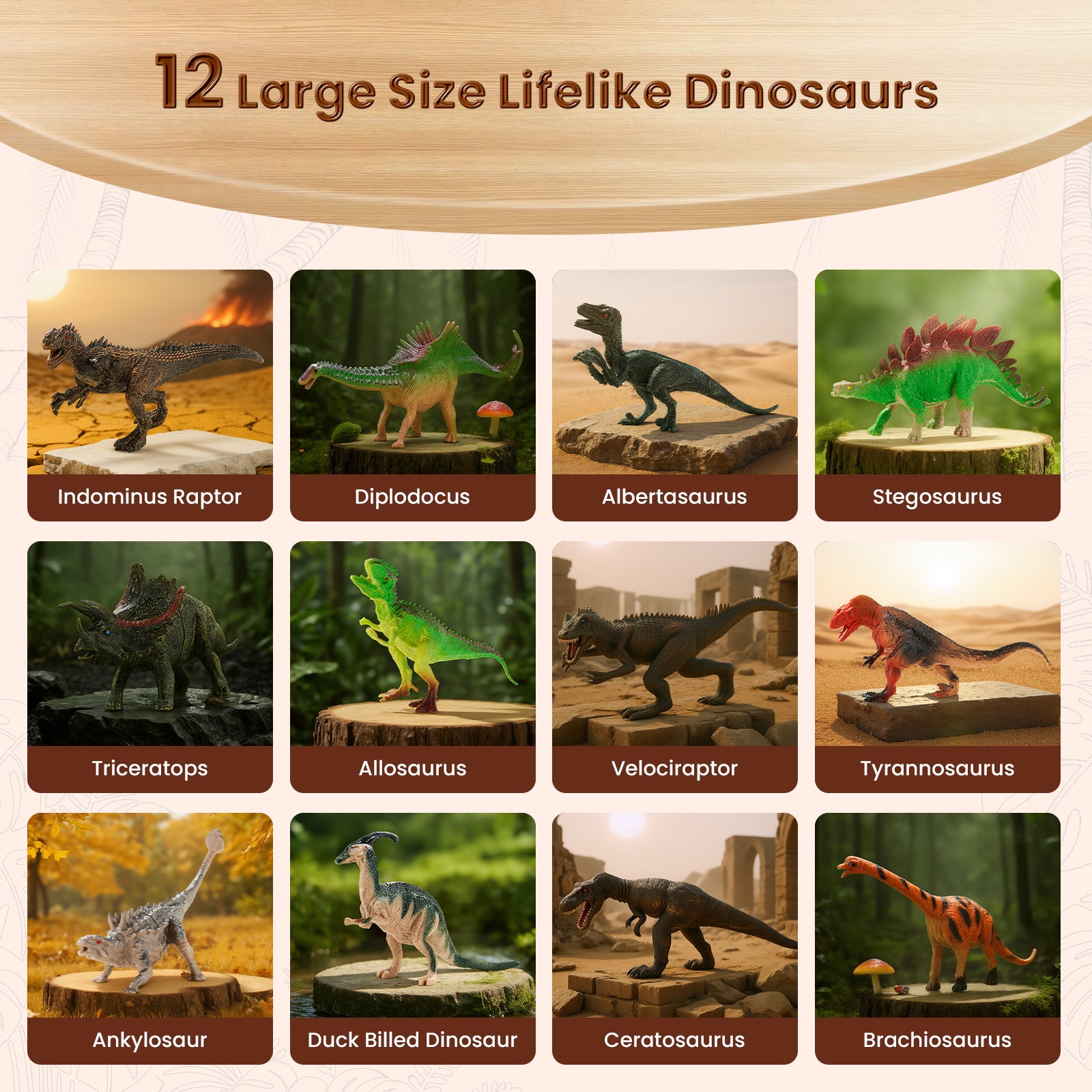 Dimoarch Dinosaur Toys for Kids 3-5, 79 PCS Dinosaur Toys Play Set