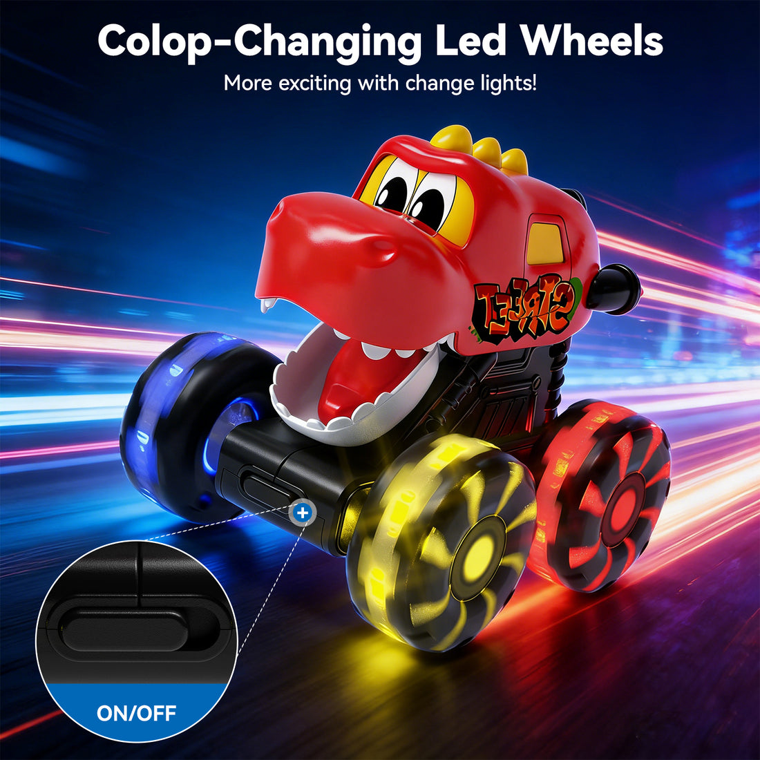 Dimoarch Dinosaur Monster Trucks for Toddlers