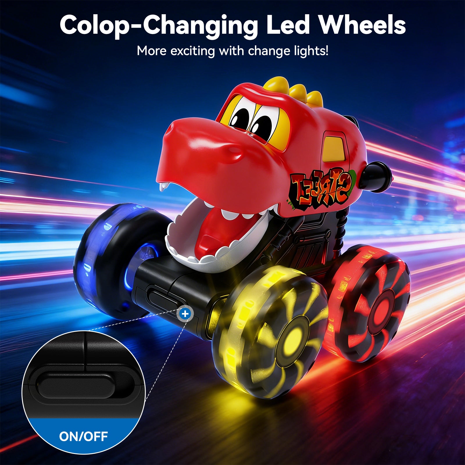 Dimoarch Dinosaur Monster Trucks for Toddlers