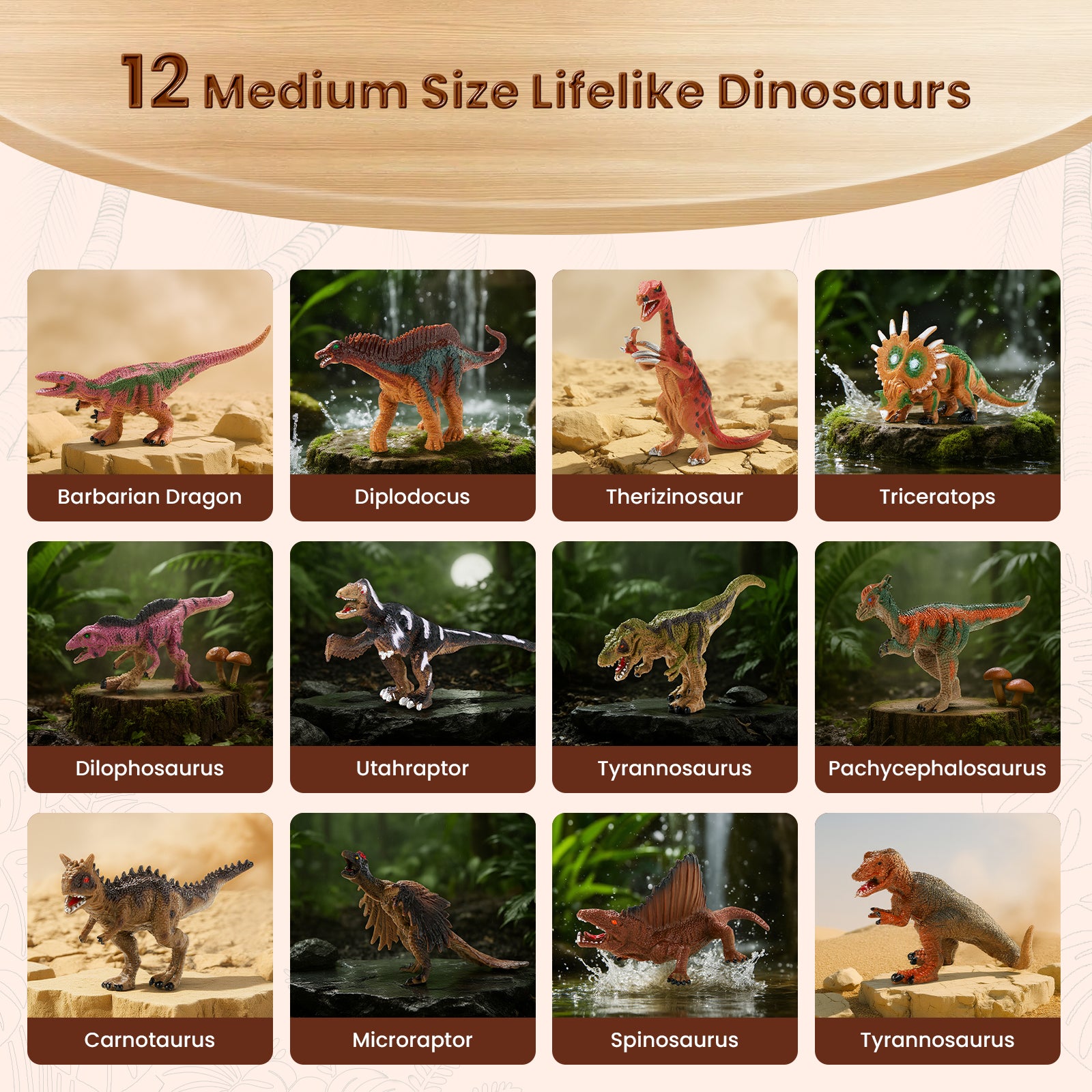 Dimoarch Dinosaur Toys for Kids 3-5, 79 PCS Dinosaur Toys Play Set