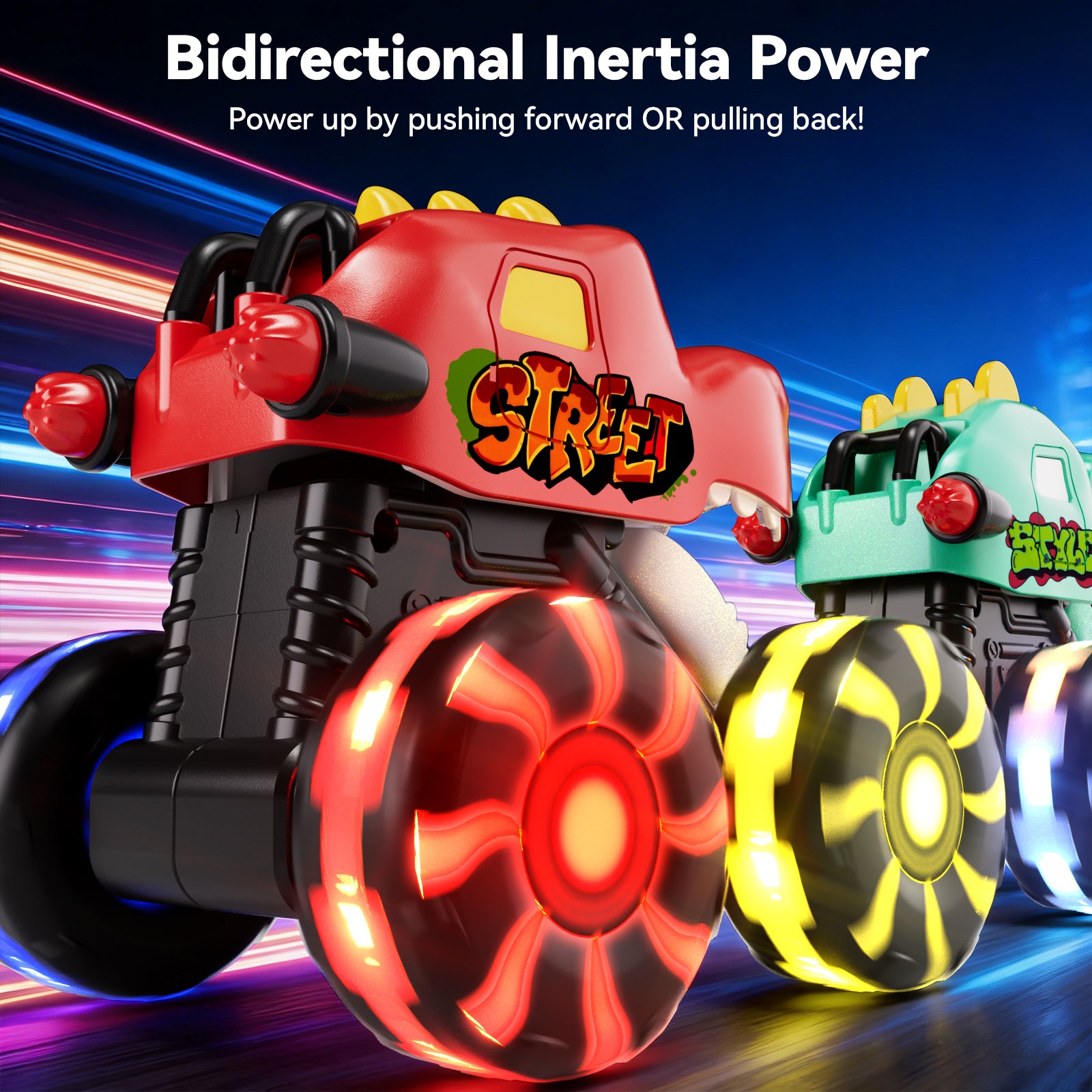 Dimoarch Dinosaur Monster Trucks for Toddlers