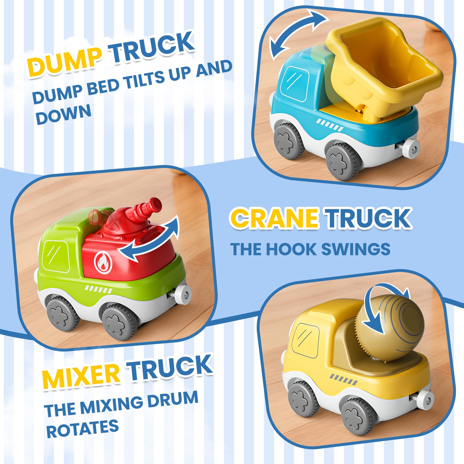 Dimoarch Electric Train Set for Toddlers & Kids