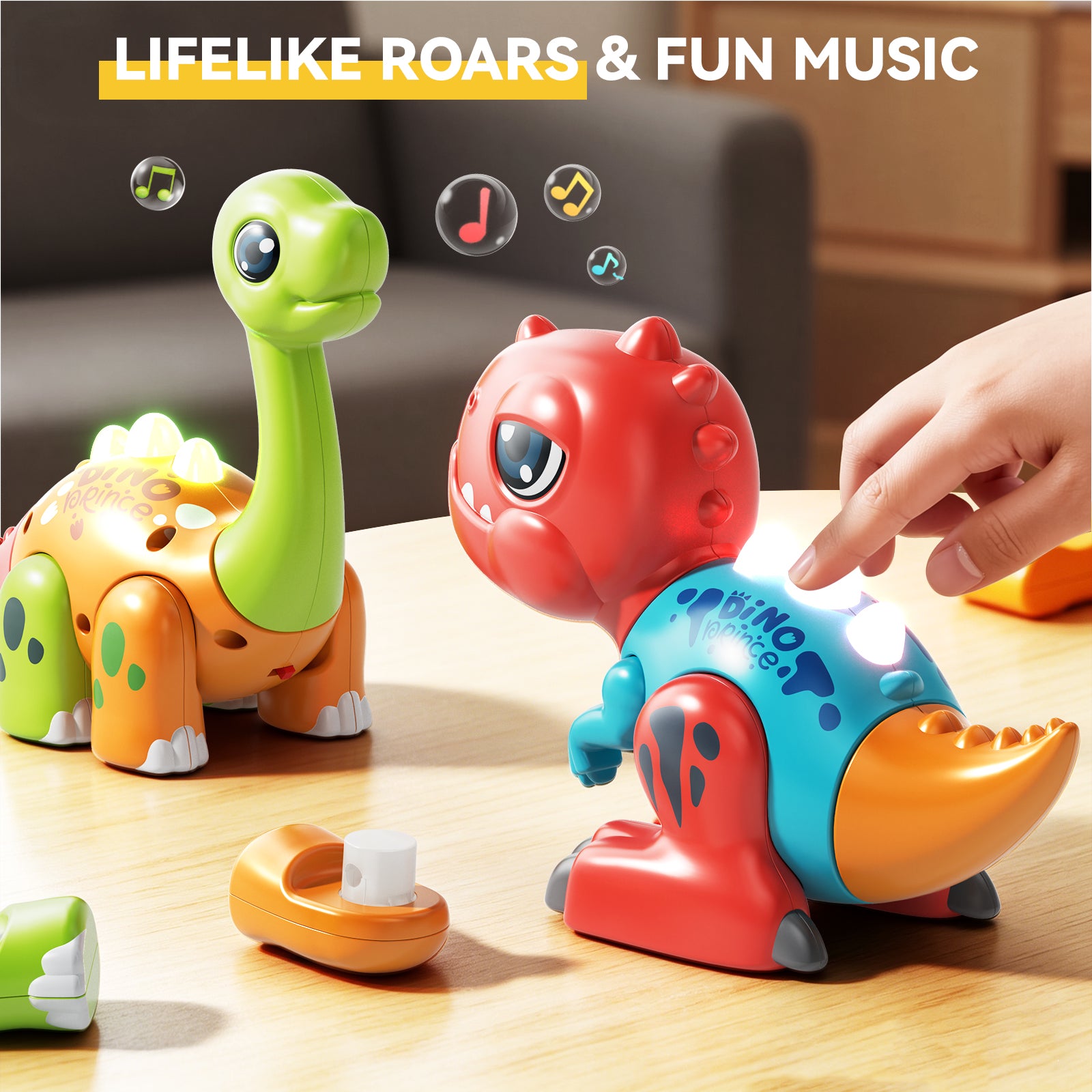 Dimoarch Toddler Assembly Dinosaur Toys for 1-3 Year Olds Boys Girls