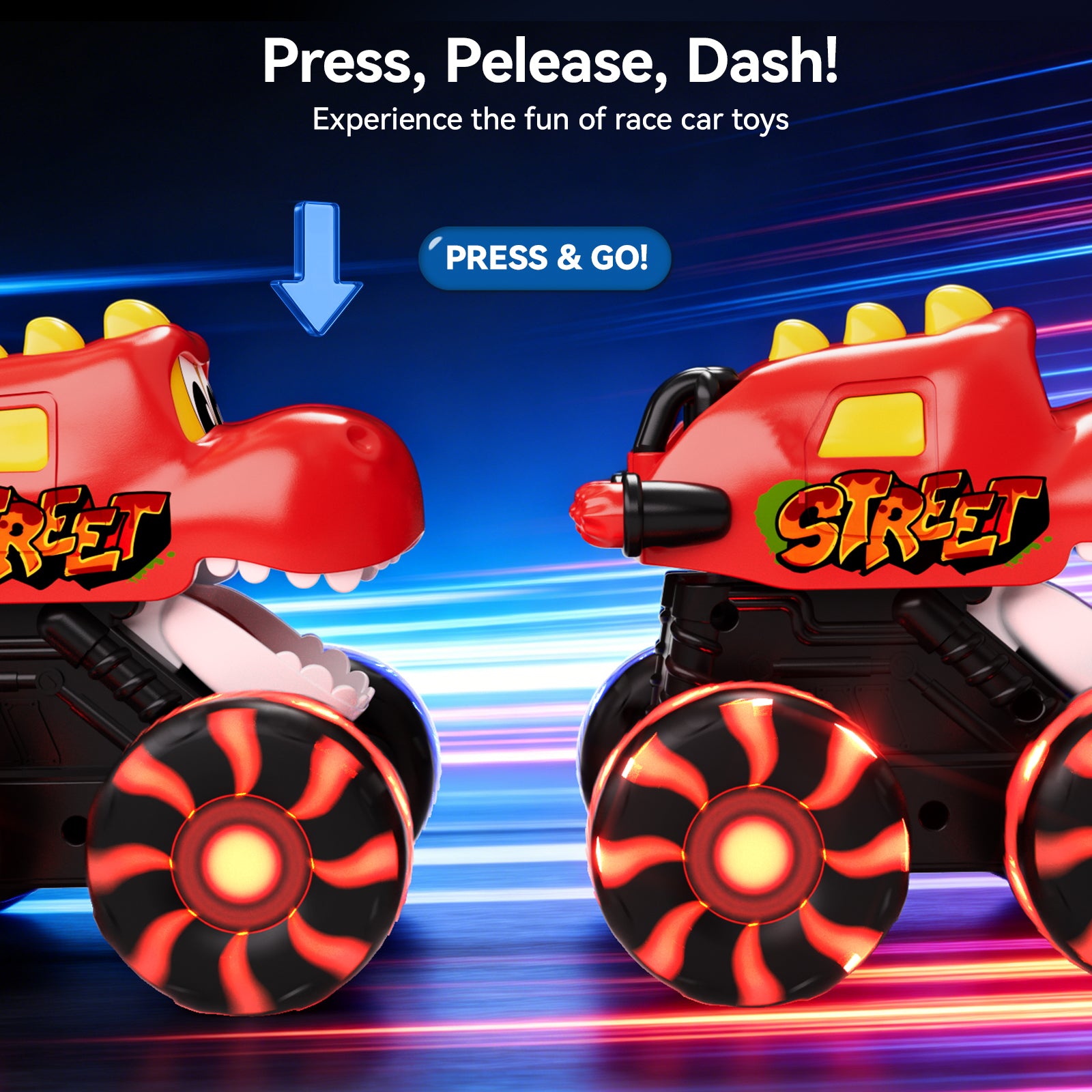 Dimoarch Dinosaur Monster Trucks for Toddlers