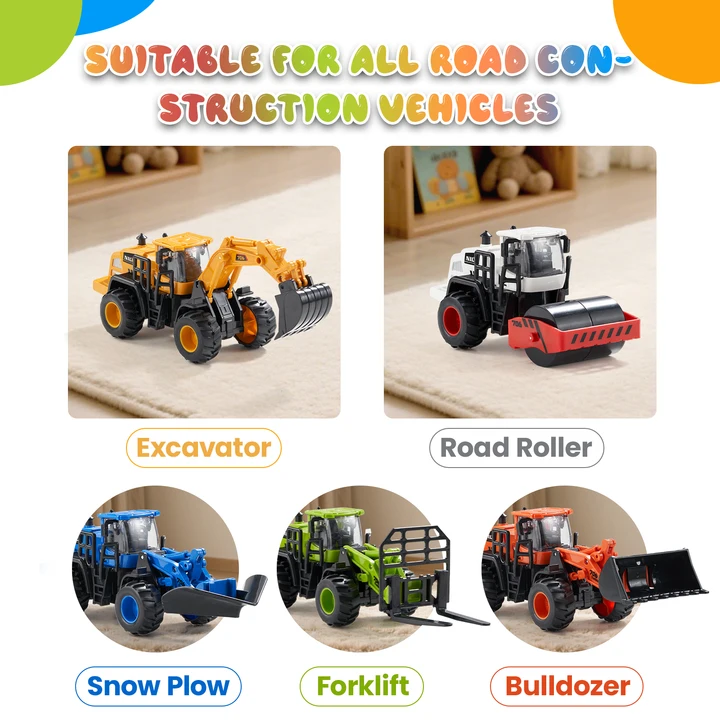 Dimoarch Construction Truck Toys for 3 4 5 6 7 8 Years Old Boys
