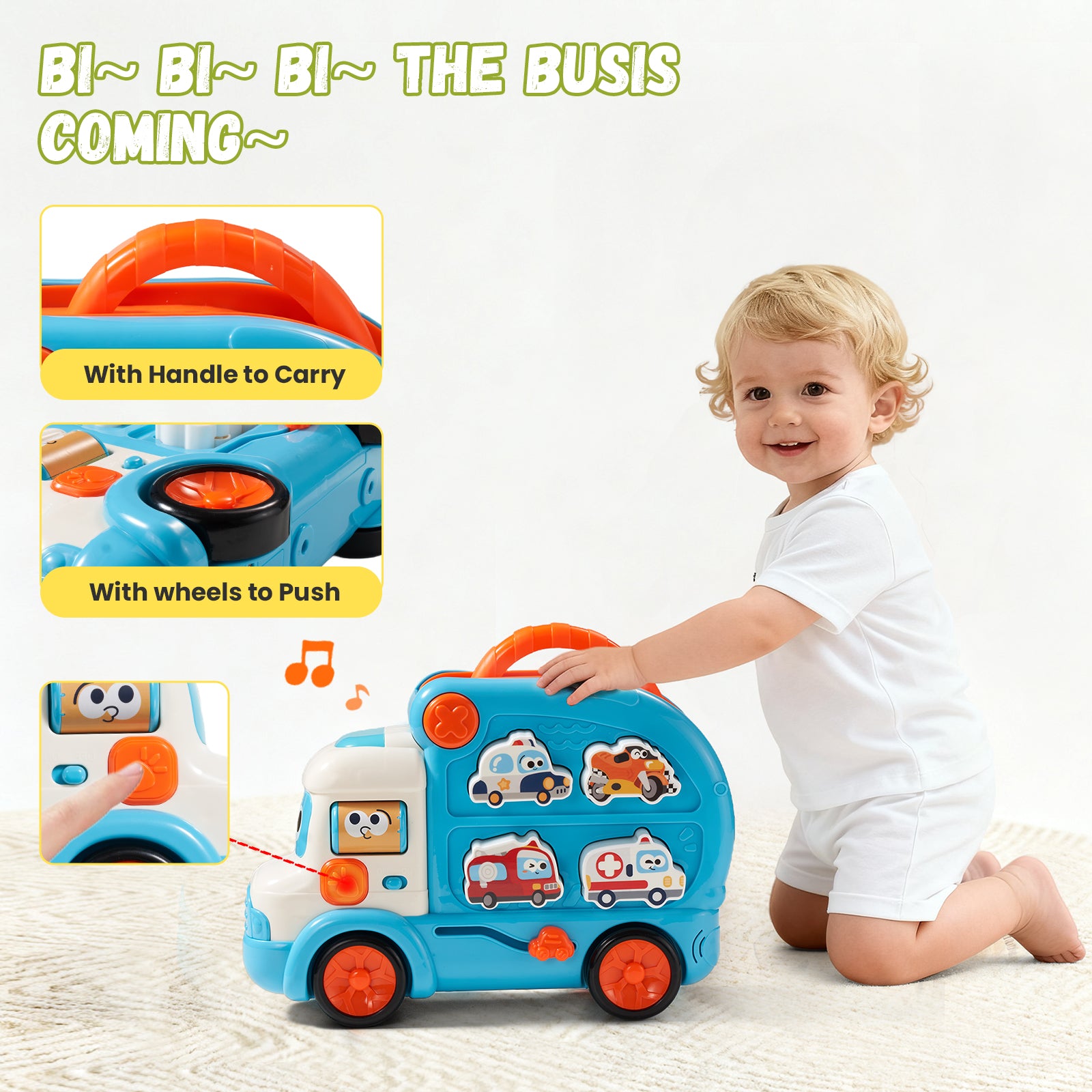 Dimoarch Puzzle Truck Toys for Kids Ages 2-5