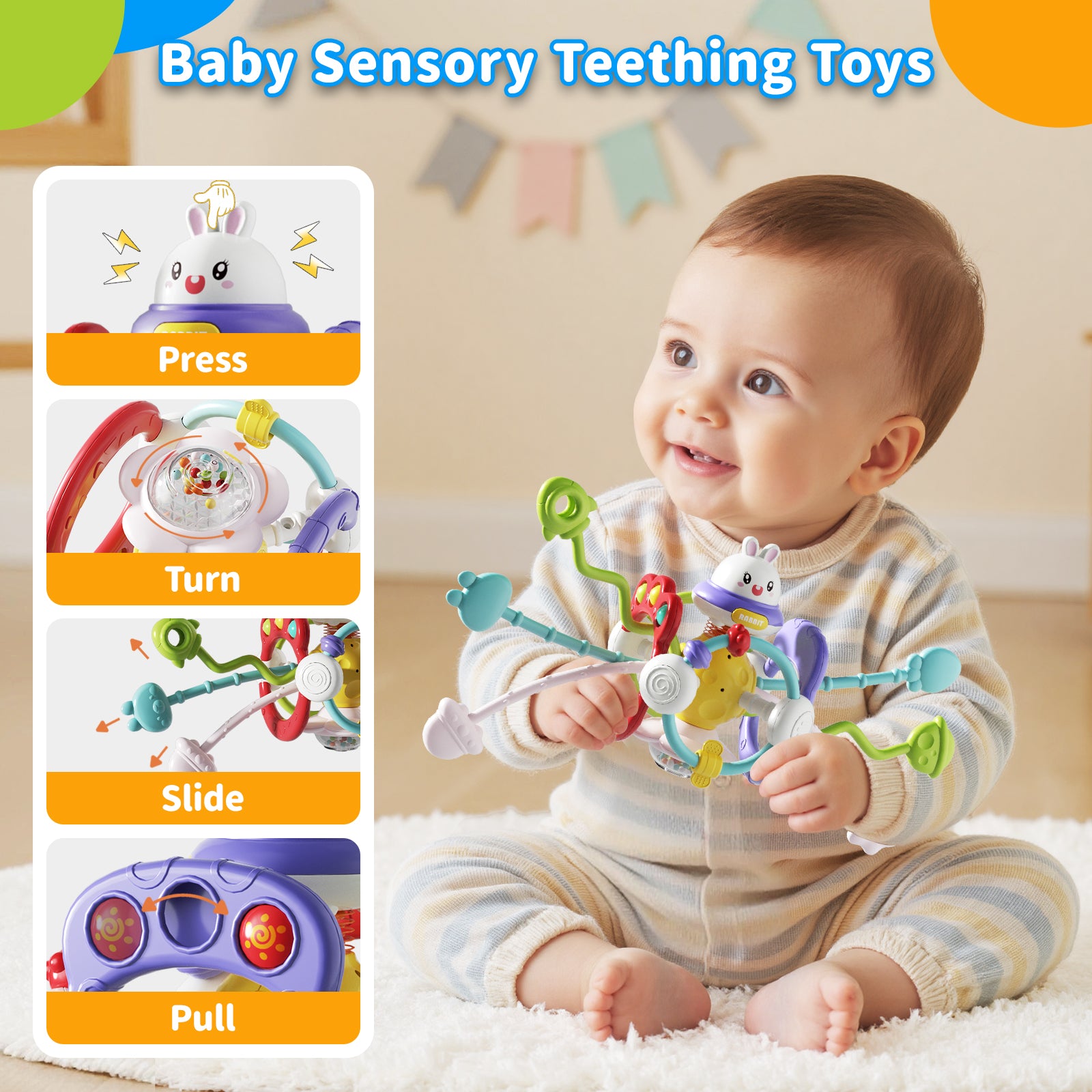 Dimoarch 4 in 1 Montessori Baby Toys