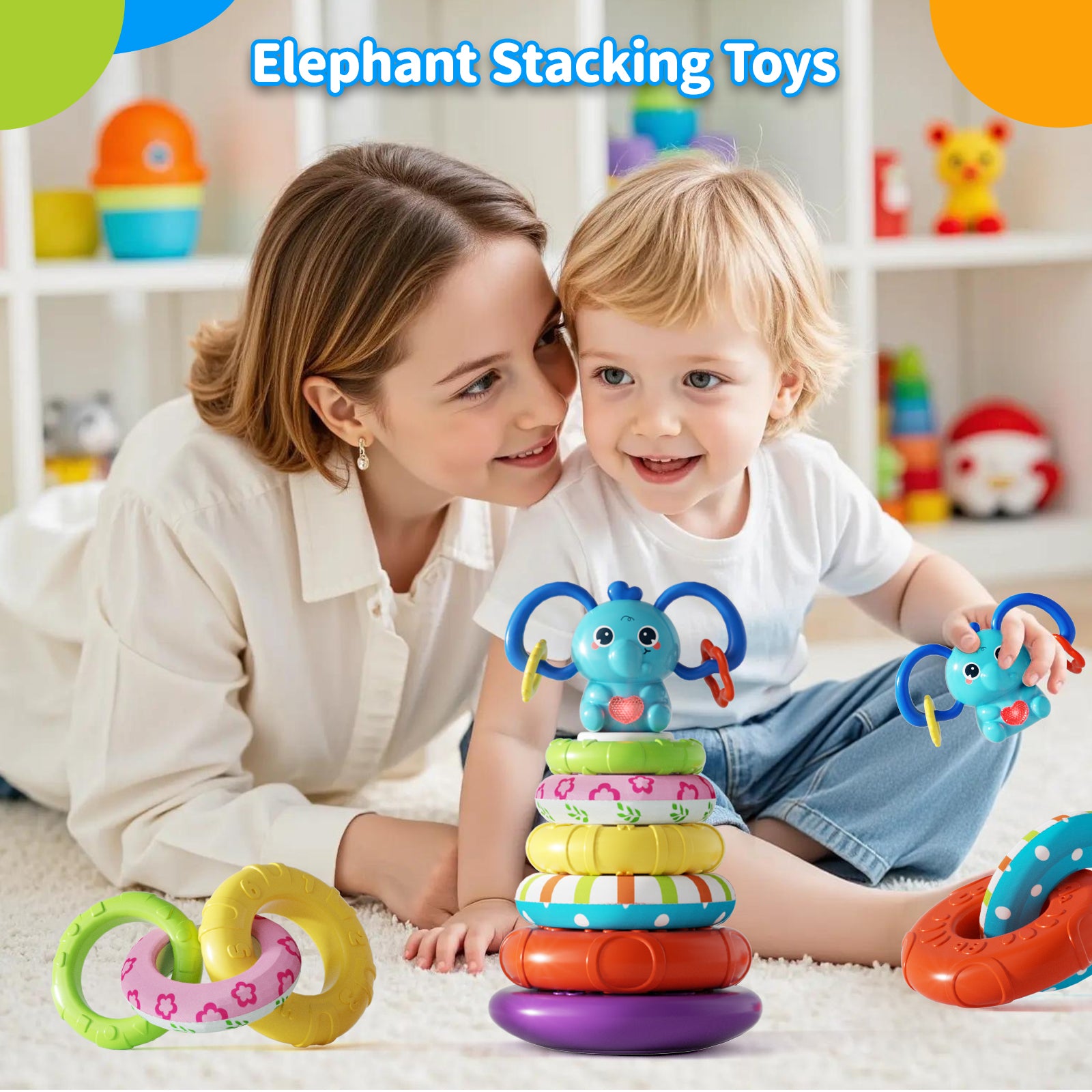 Dimoarch 4 in 1 Montessori Baby Toys