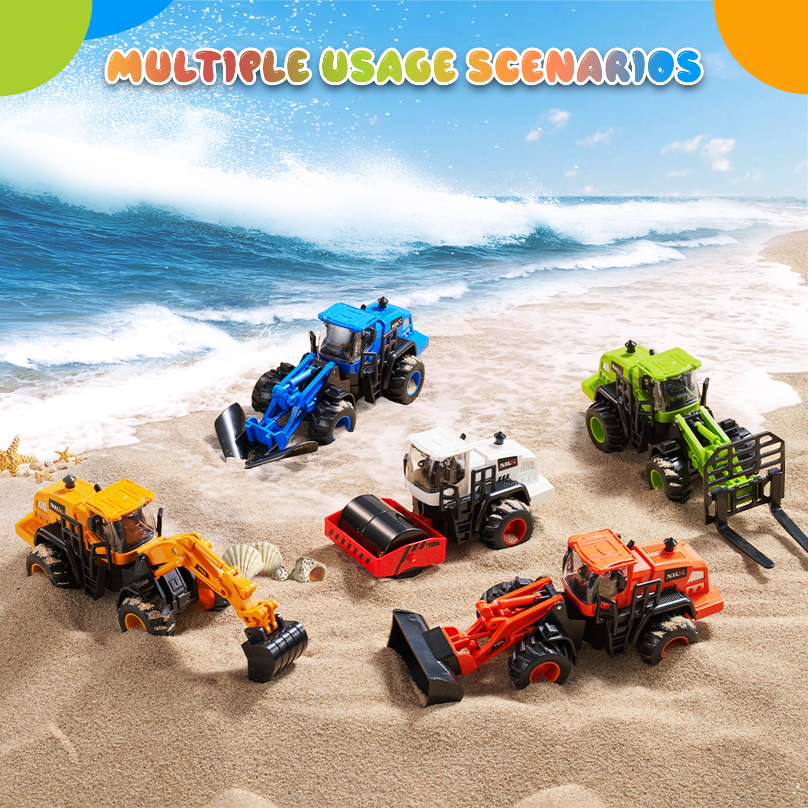 Dimoarch Construction Truck Toys for 3 4 5 6 7 8 Years Old Boys