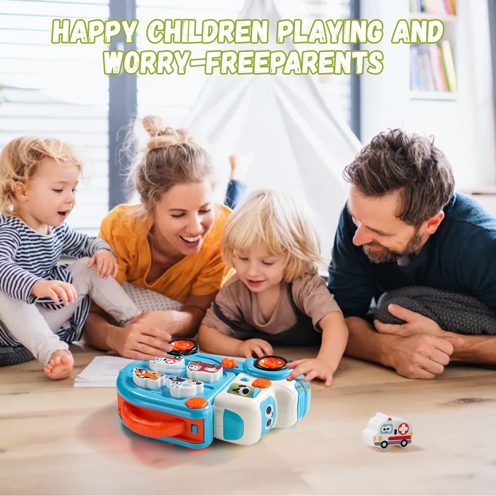 Dimoarch Puzzle Truck Toys for Kids Ages 2-5