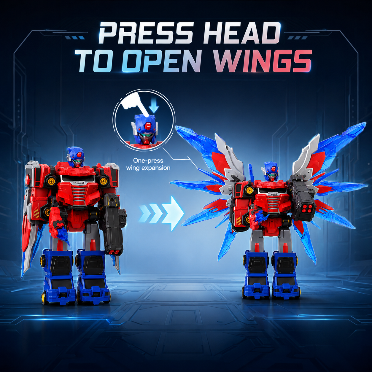Dimoarch 6-in-1 Magnetic Transforming Robot Toys