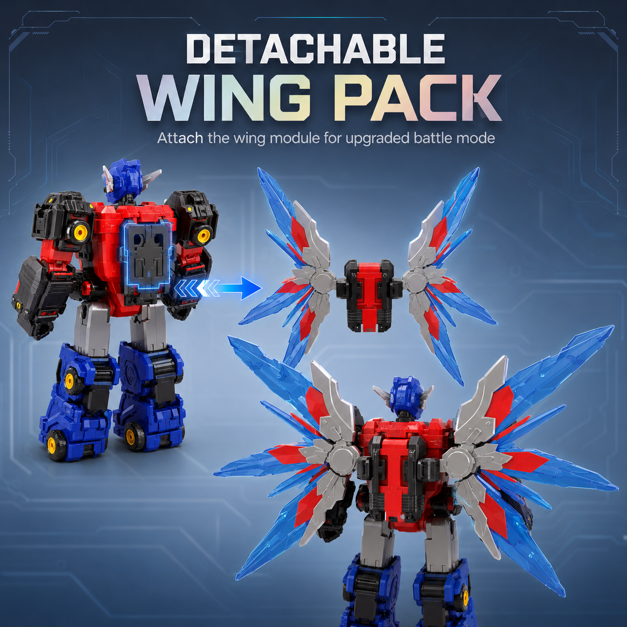 Dimoarch 6-in-1 Magnetic Transforming Robot Toys