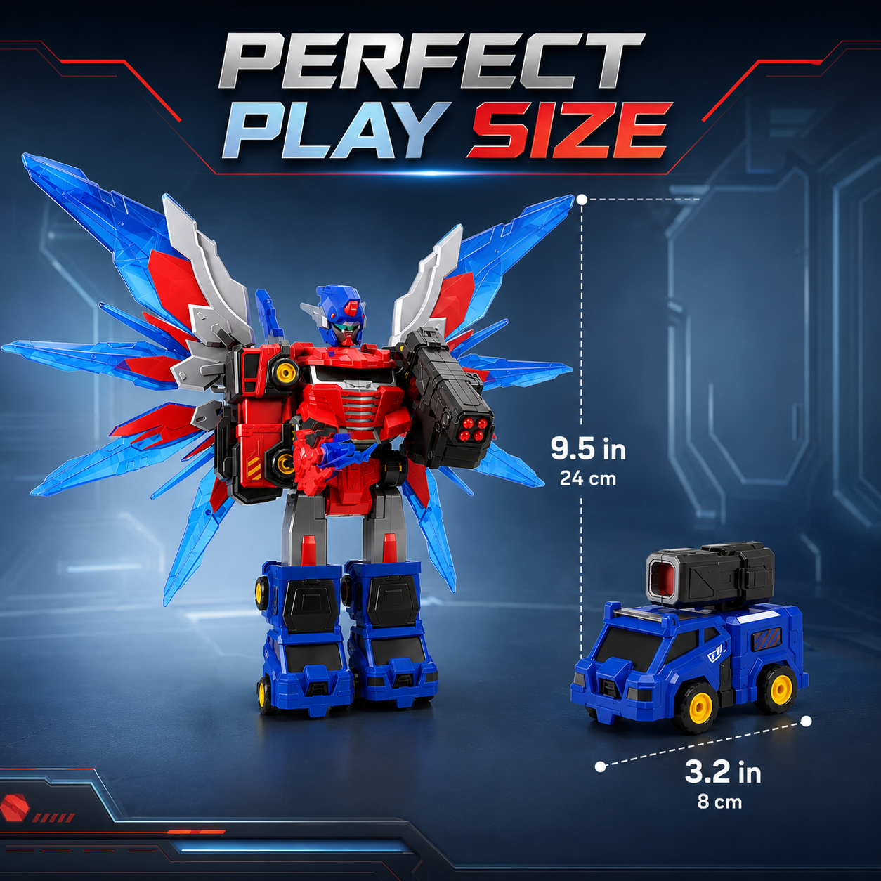 Dimoarch 6-in-1 Magnetic Transforming Robot Toys
