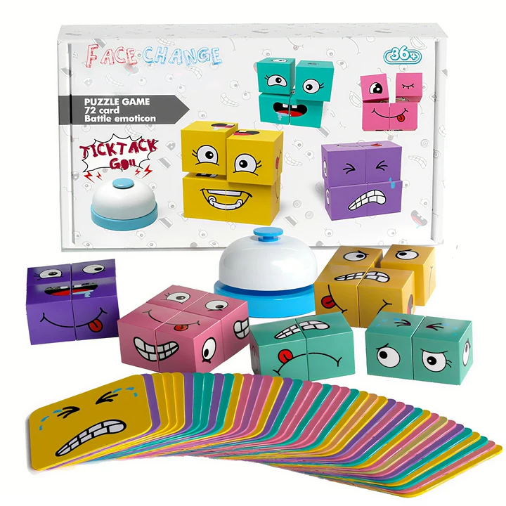 Dimoarch Face Changing Magic Cube Toys