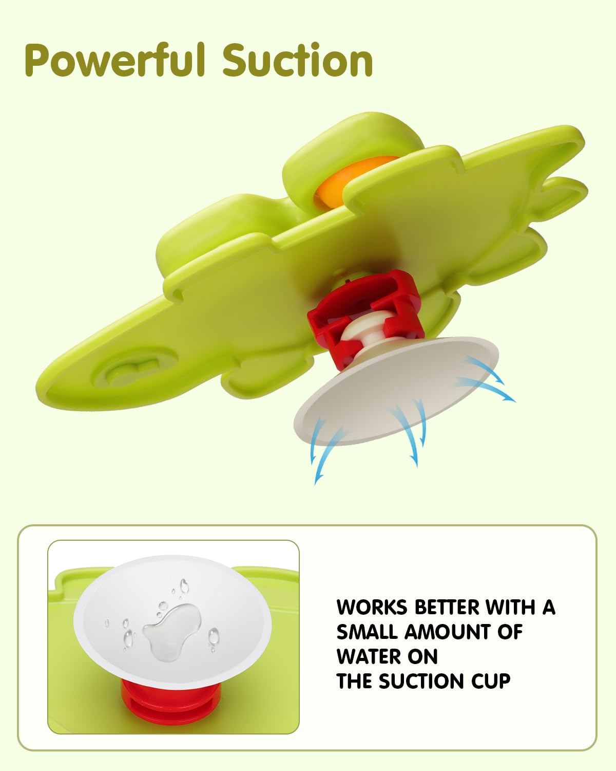 Dimoarch 3PCS Dinosaur Suction Cup Toys for 1-3 Year Old Boys Girls